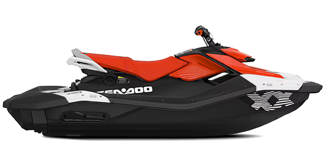 Sea-Doo watercraft on a white background